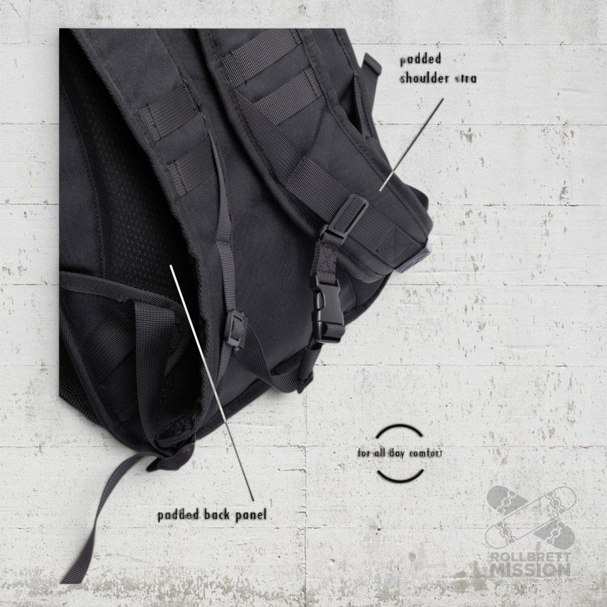 Inpeddo Skateboards Backpack Rucksack - Taschen & Gepäck - Rollbrett Mission