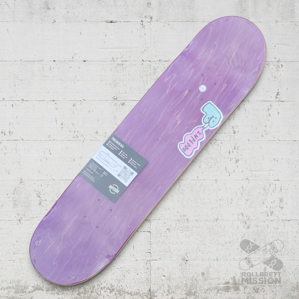 Inpeddo Tiger Silver Concave 8.25 Deck - Skateboard-Decks - Rollbrett Mission