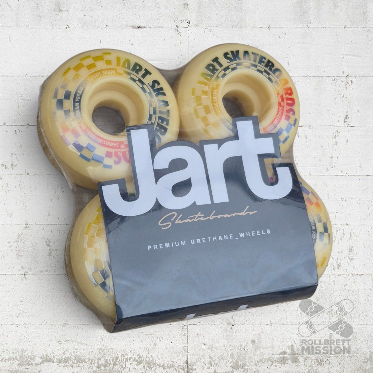 Jart Checker Classic Shape 99A Wheels natural white - Skateboard-Rollen - Rollbrett Mission