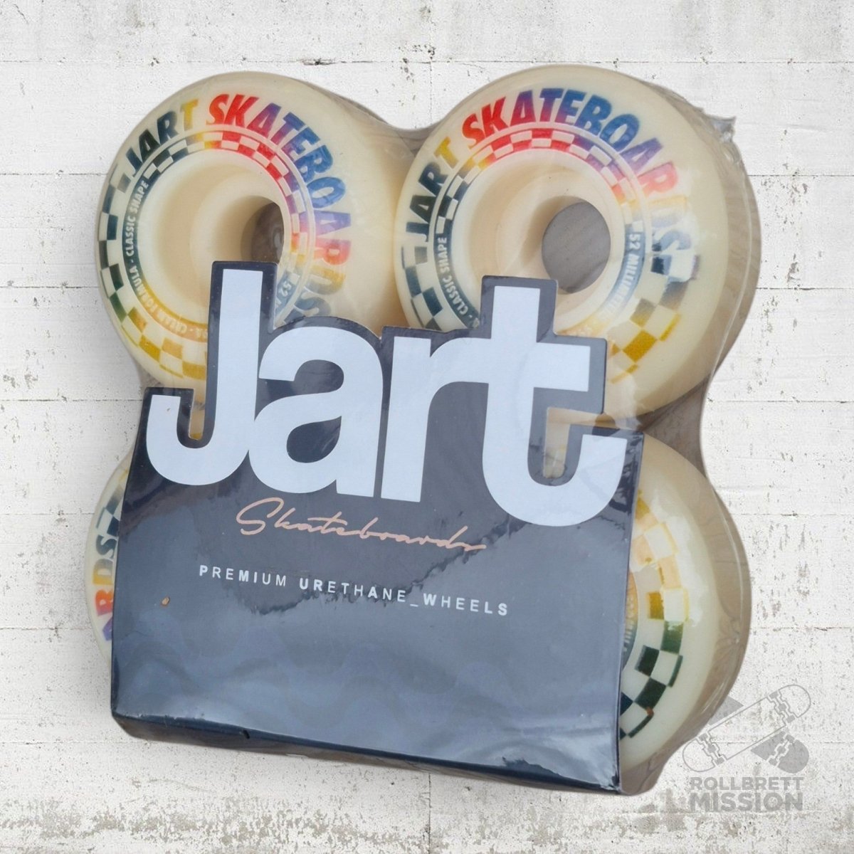 Jart Checker Classic Shape 99A Wheels natural white - Skateboard-Rollen - Rollbrett Mission