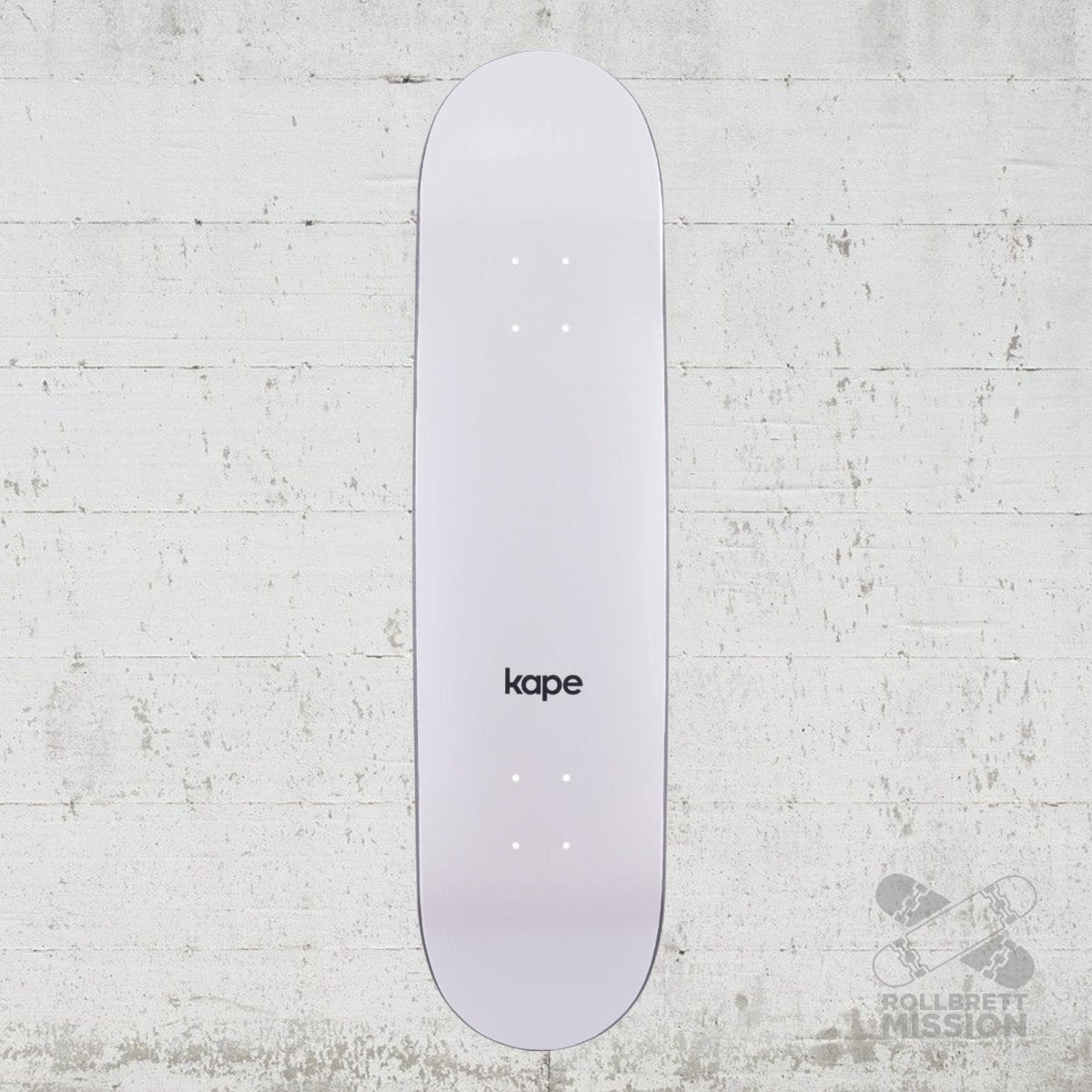 KAPE Vanguard Basic White 8.25 Deck - Skateboard - Decks - Rollbrett Mission