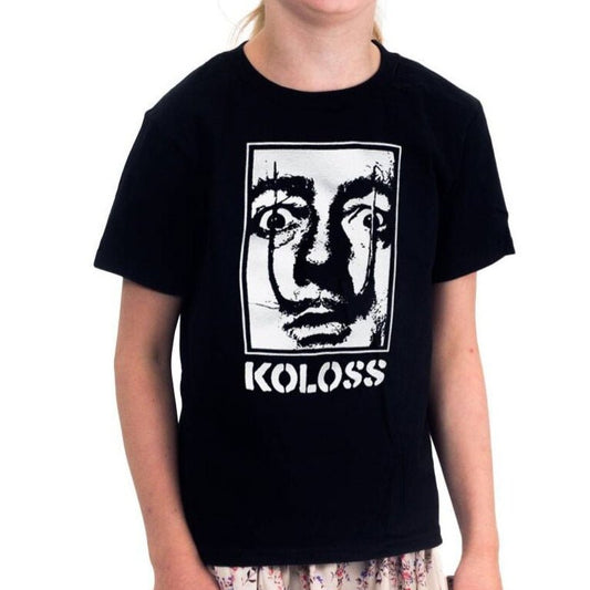 Koloss Kids T - Shirt Dali black - Rollbrett Mission