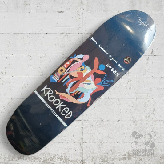 Krooked Barbee Little Postcards 8.88 Shaped Deck - Skateboard - Decks - Rollbrett Mission