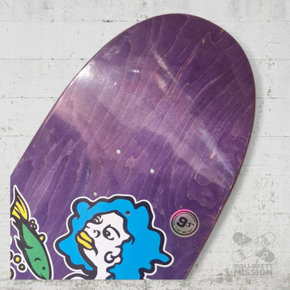 Krooked Gonz Mermaid 9.1 Football Shape Deck - Skateboard - Decks - Rollbrett Mission