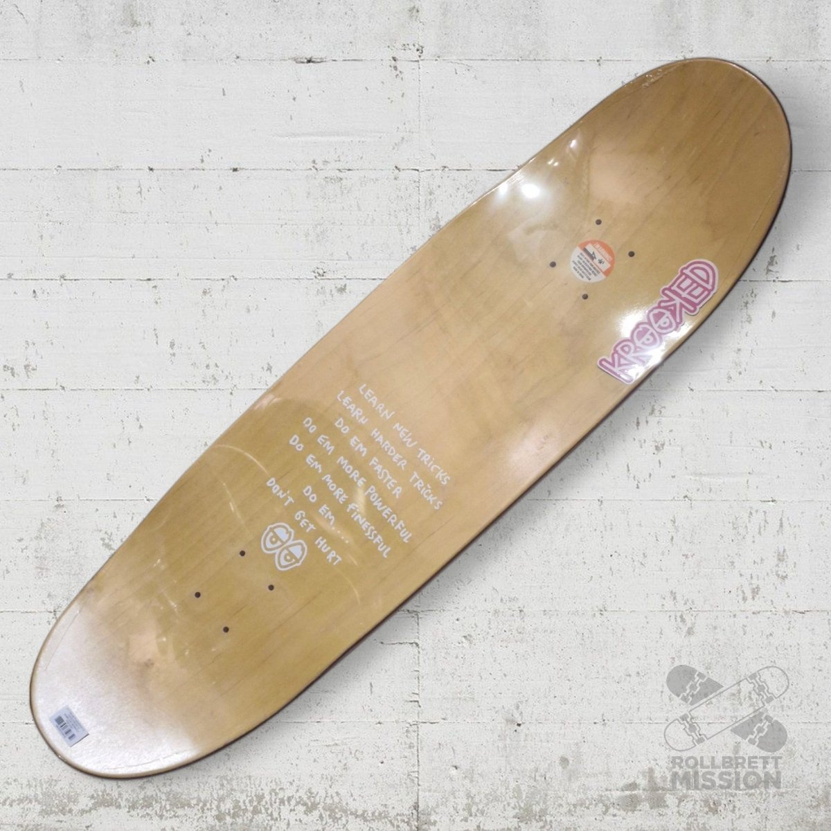 Krooked Gonz Mermaid 9.1 Football Shape Deck - Skateboard - Decks - Rollbrett Mission