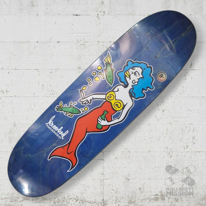 Krooked Gonz Mermaid 9.1 Football Shape Deck - Skateboard - Decks - Rollbrett Mission