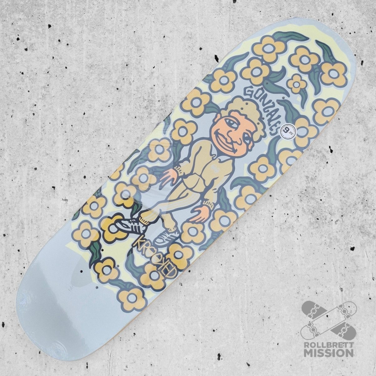 Krooked Gonz Sweatpants 9.25 Shaped Deck - Skateboard - Decks - Rollbrett Mission