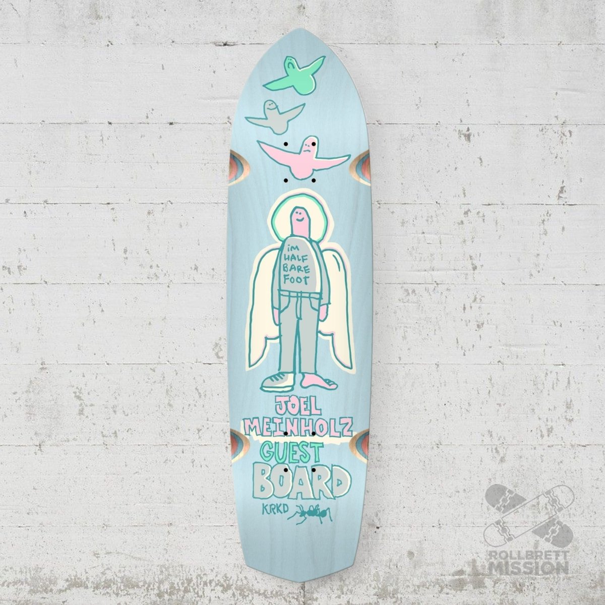 Krooked Meinholz Guest Zip Zagger 8.62 Shaped Deck - Skateboard - Decks - Rollbrett Mission