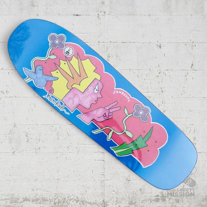 Krooked Sandoval Peace Sign 9.81 Deck - Skateboard - Decks - Rollbrett Mission