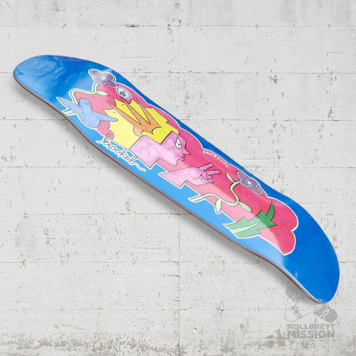 Krooked Sandoval Peace Sign 9.81 Deck - Skateboard - Decks - Rollbrett Mission