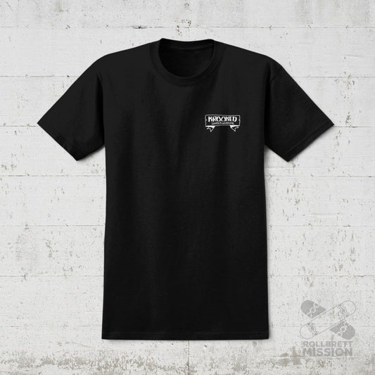Krooked T-Shirt Complex black - Rollbrett Mission