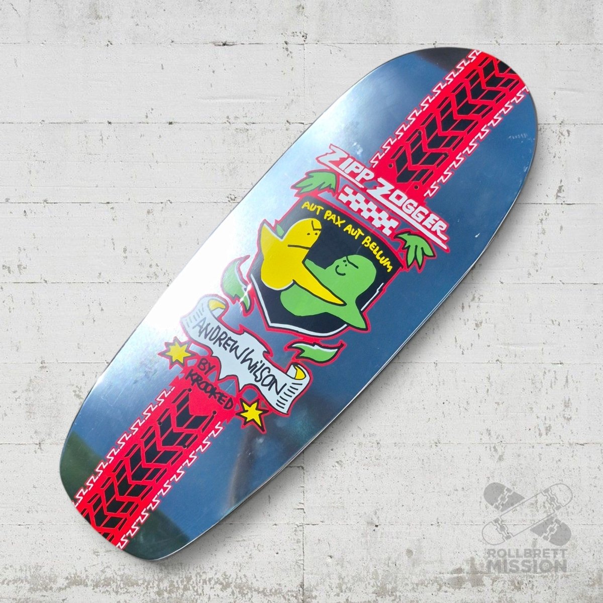 Krooked Team Wilson Zipp Zogger 10.75 Deck - Skateboard-Decks - Rollbrett Mission