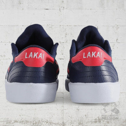 Lakai Footwear Cambridge Skateshoe navy red suede - Skateboard - Schuhe - Rollbrett Mission