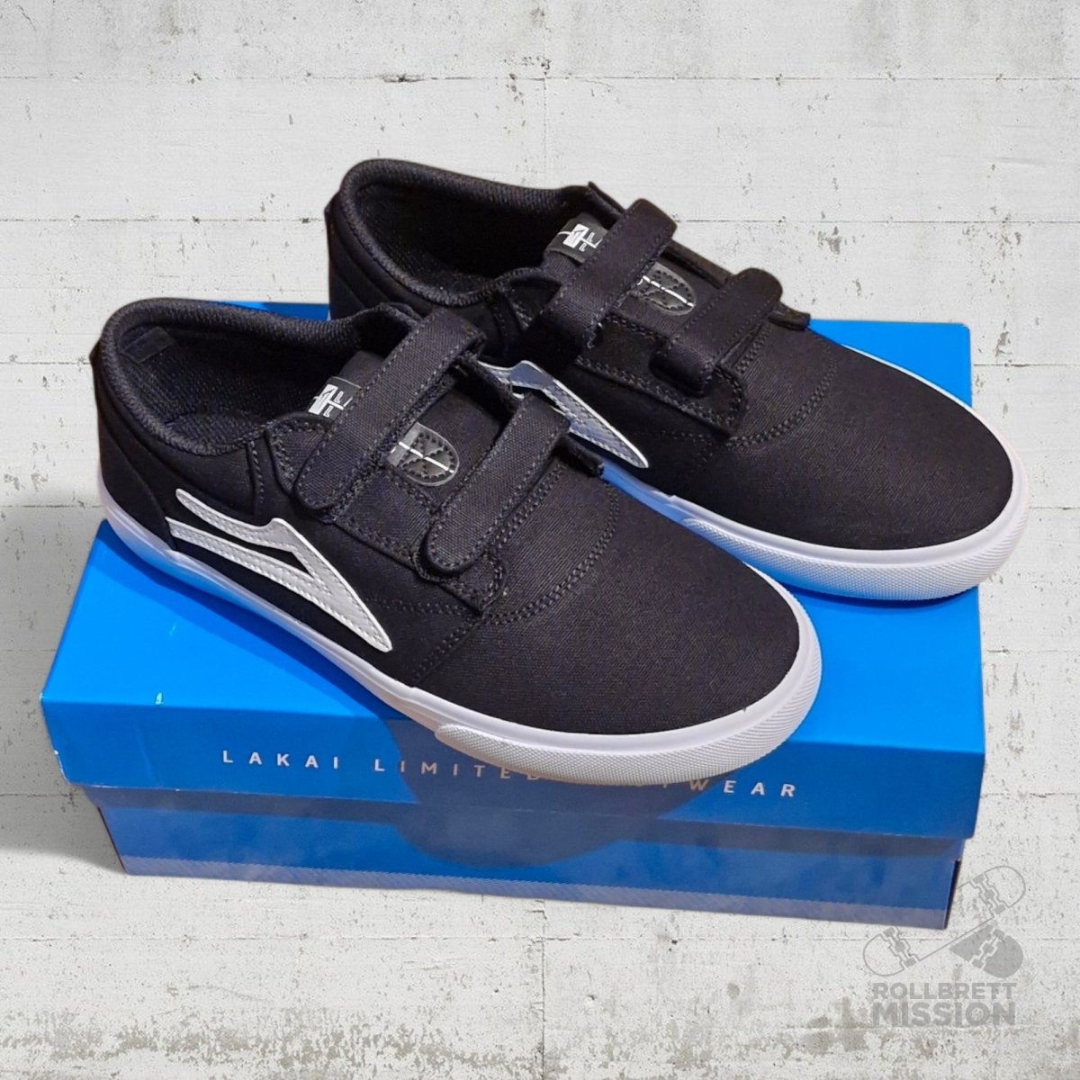 Lakai Footwear Griffin Kids Skateshoe black canvas - Skateboard - Schuhe - Rollbrett Mission