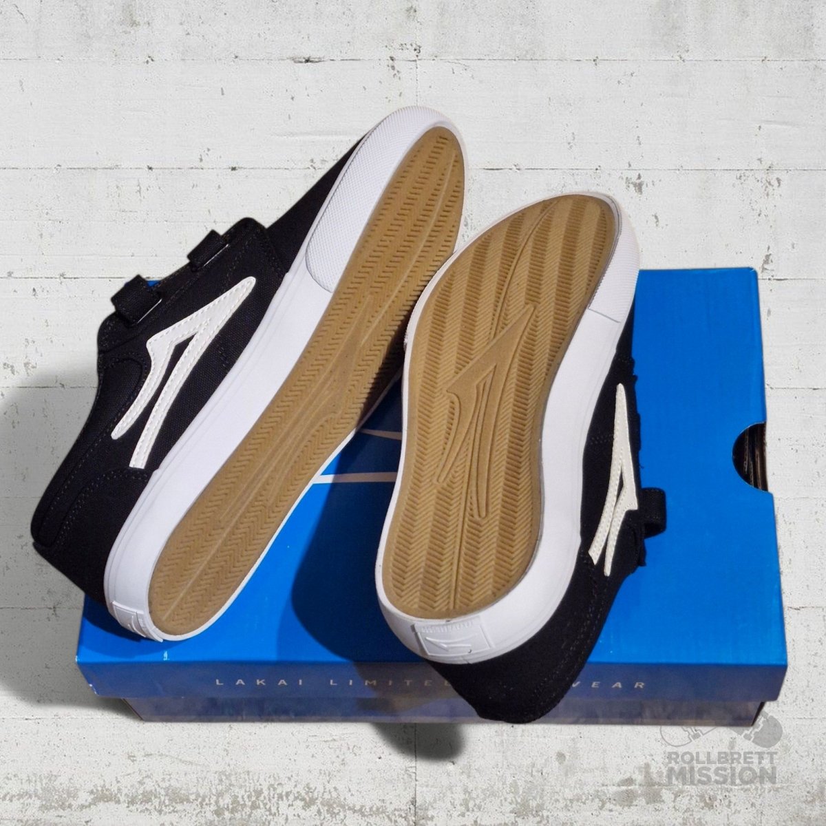 Lakai Footwear Griffin Kids Skateshoe black canvas - Skateboard - Schuhe - Rollbrett Mission