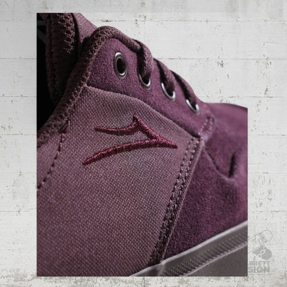 Lakai Footwear Riley 3 black cherry suede - Skateboard - Schuhe - Rollbrett Mission