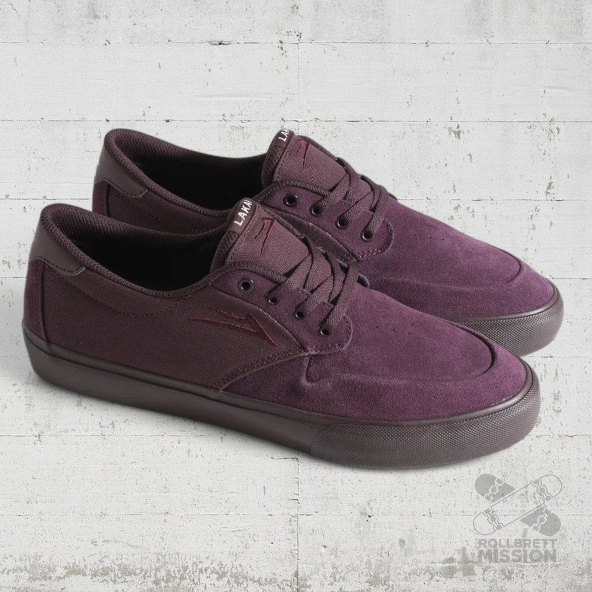 Lakai Footwear Riley 3 black cherry suede - Skateboard - Schuhe - Rollbrett Mission