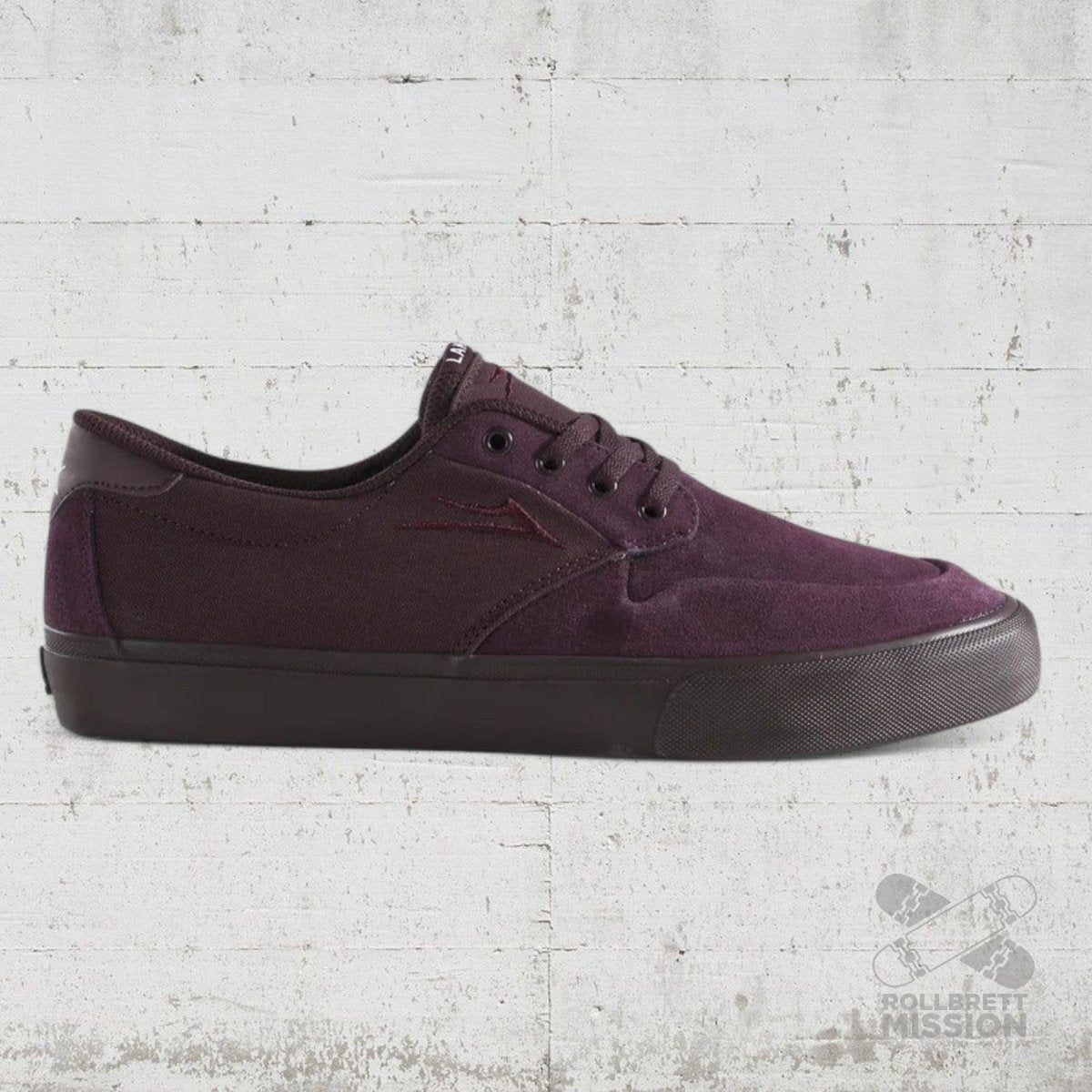 Lakai Footwear Riley 3 black cherry suede - Skateboard - Schuhe - Rollbrett Mission