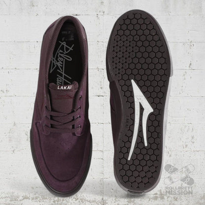 Lakai Footwear Riley 3 black cherry suede - Skateboard - Schuhe - Rollbrett Mission