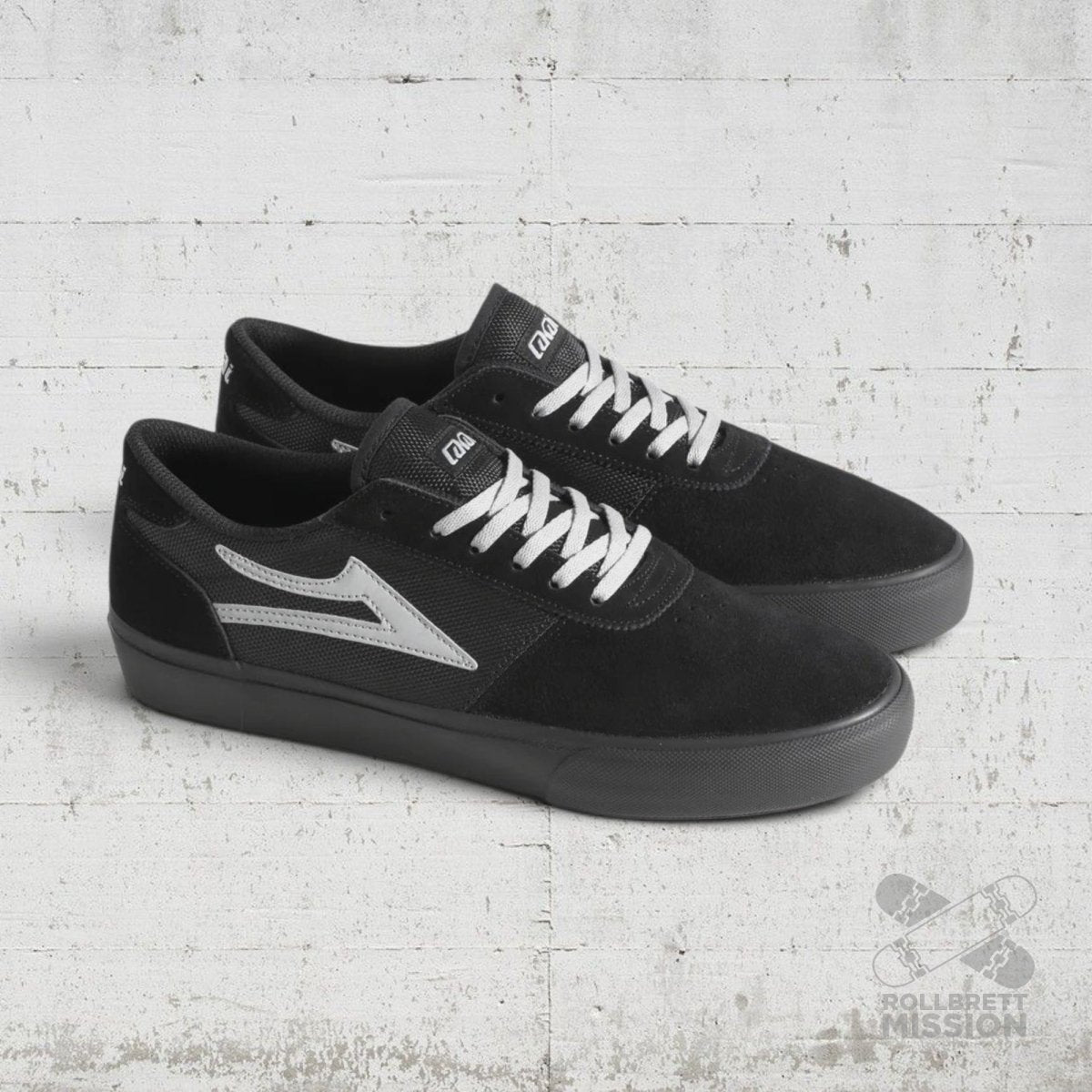 Lakai Manchester Skateshoe black suede - Skateboard - Schuhe - Rollbrett Mission