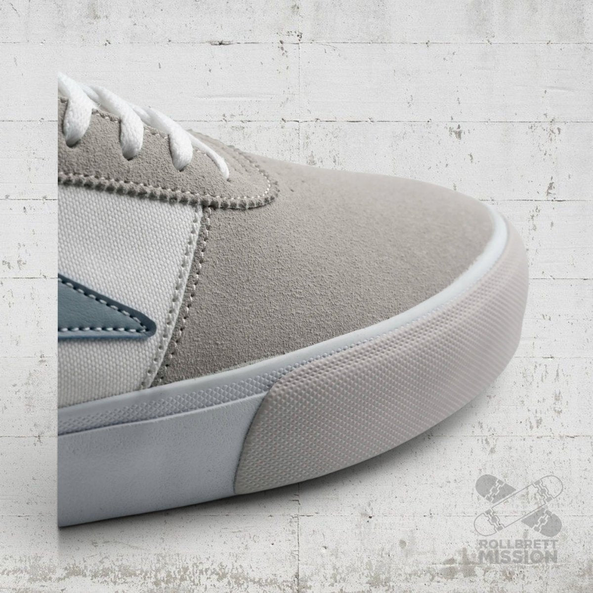 Lakai Manchester Skateshoe glacier grey white - Skateboard - Schuhe - Rollbrett Mission