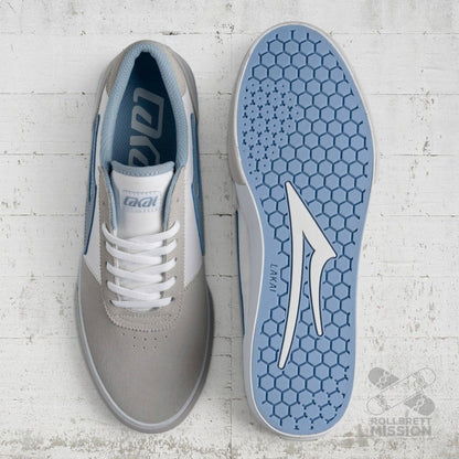 Lakai Manchester Skateshoe glacier grey white - Skateboard - Schuhe - Rollbrett Mission