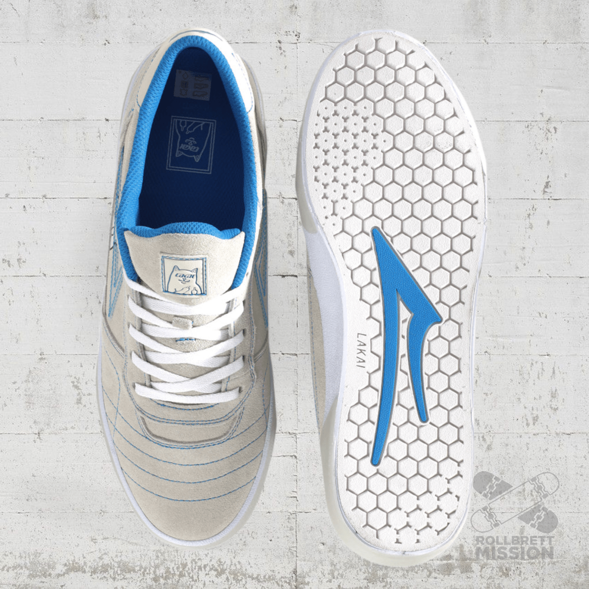 Lakai x RIPNDIP Cambridge Lord Nermal Skateshoe grey - Skateboard - Schuhe - Rollbrett Mission