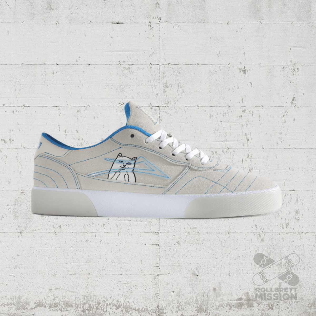 Lakai x RIPNDIP Cambridge Lord Nermal Skateshoe grey - Skateboard - Schuhe - Rollbrett Mission