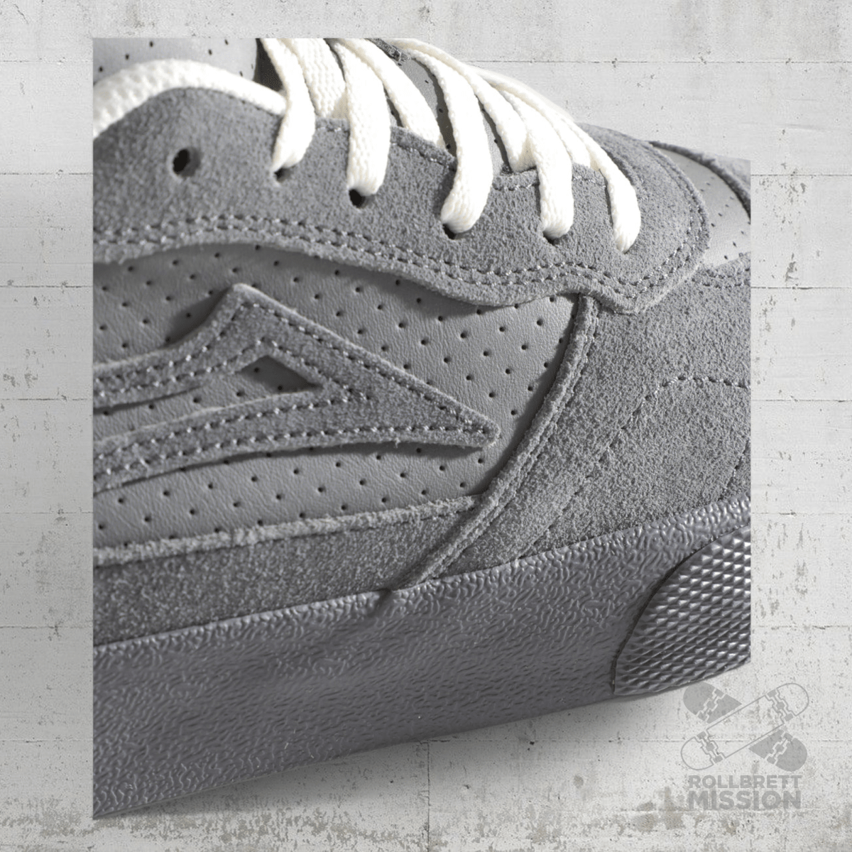 Lakai x RIPNDIP Cambridge Lord Nermal Skateshoe grey suede - Skateboard - Schuhe - Rollbrett Mission