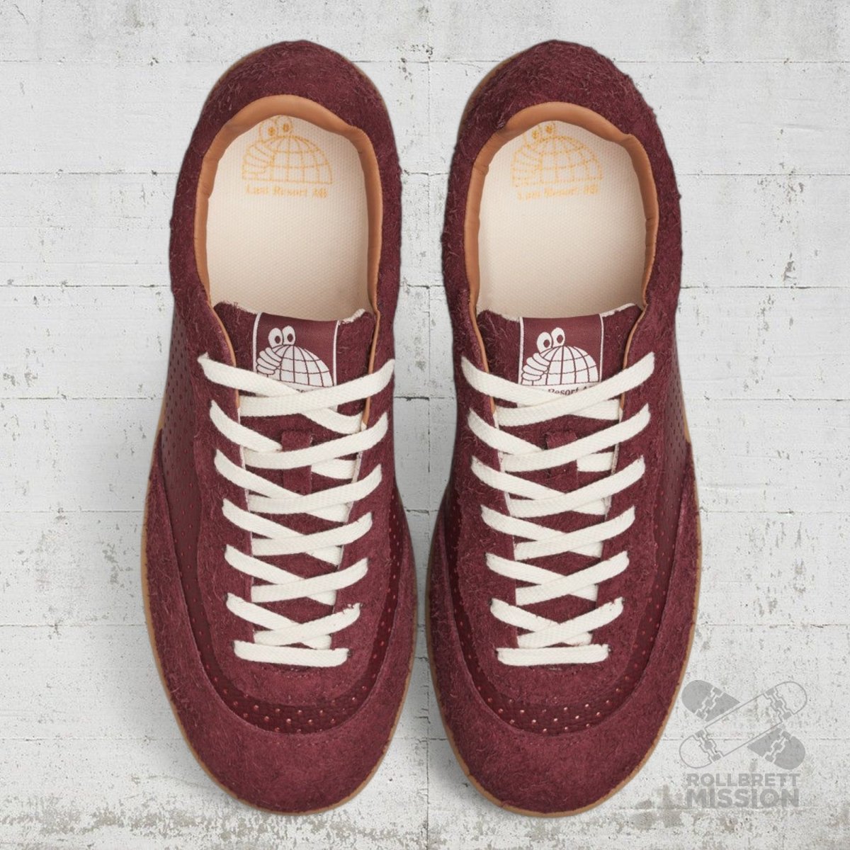 Last Resort AB CM001 Performance Oxblood Gum Skateshoe - Skateboard - Schuhe - Rollbrett Mission