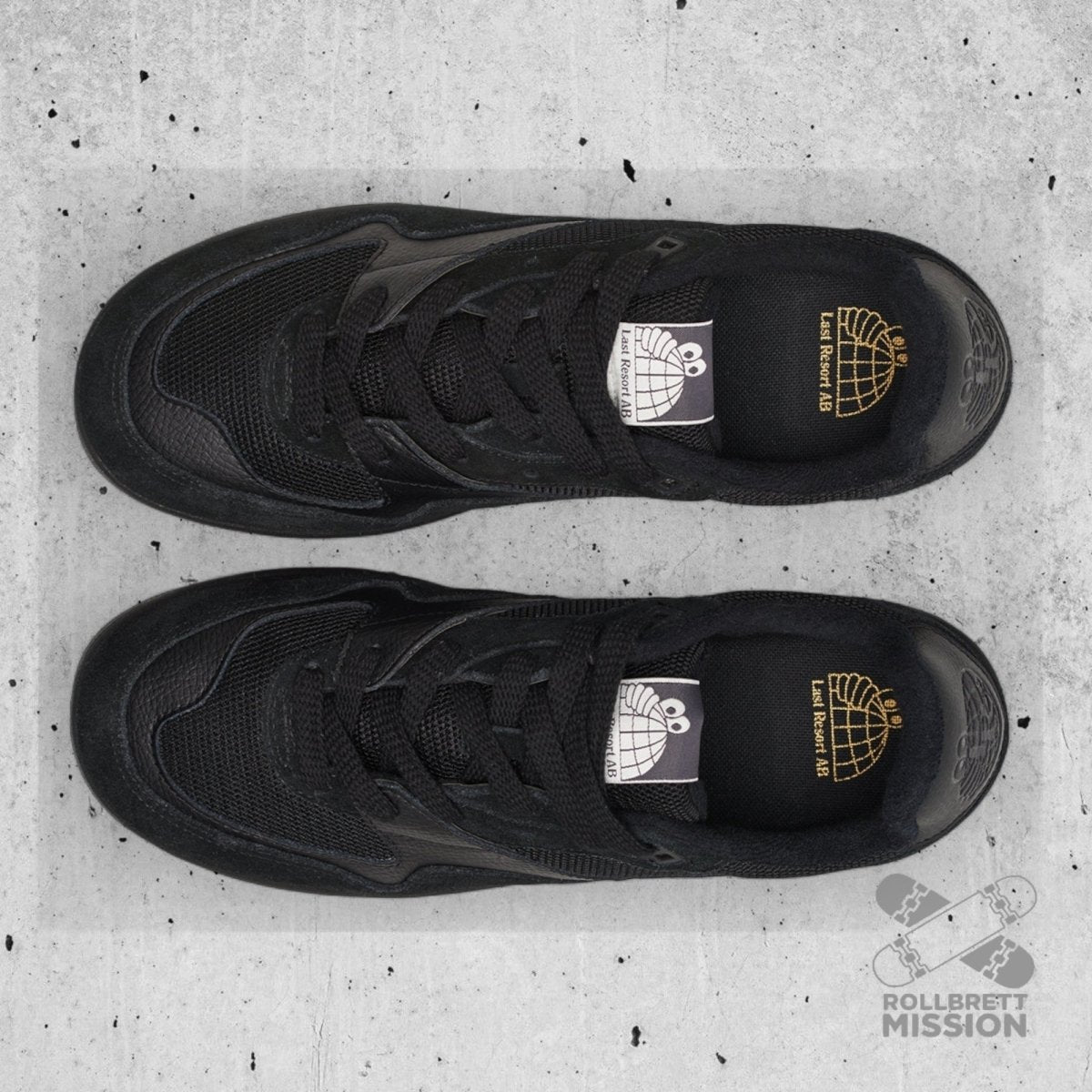 Last Resort AB CM002 Lo black - black Skateshoe - Skateboard - Schuhe - Rollbrett Mission