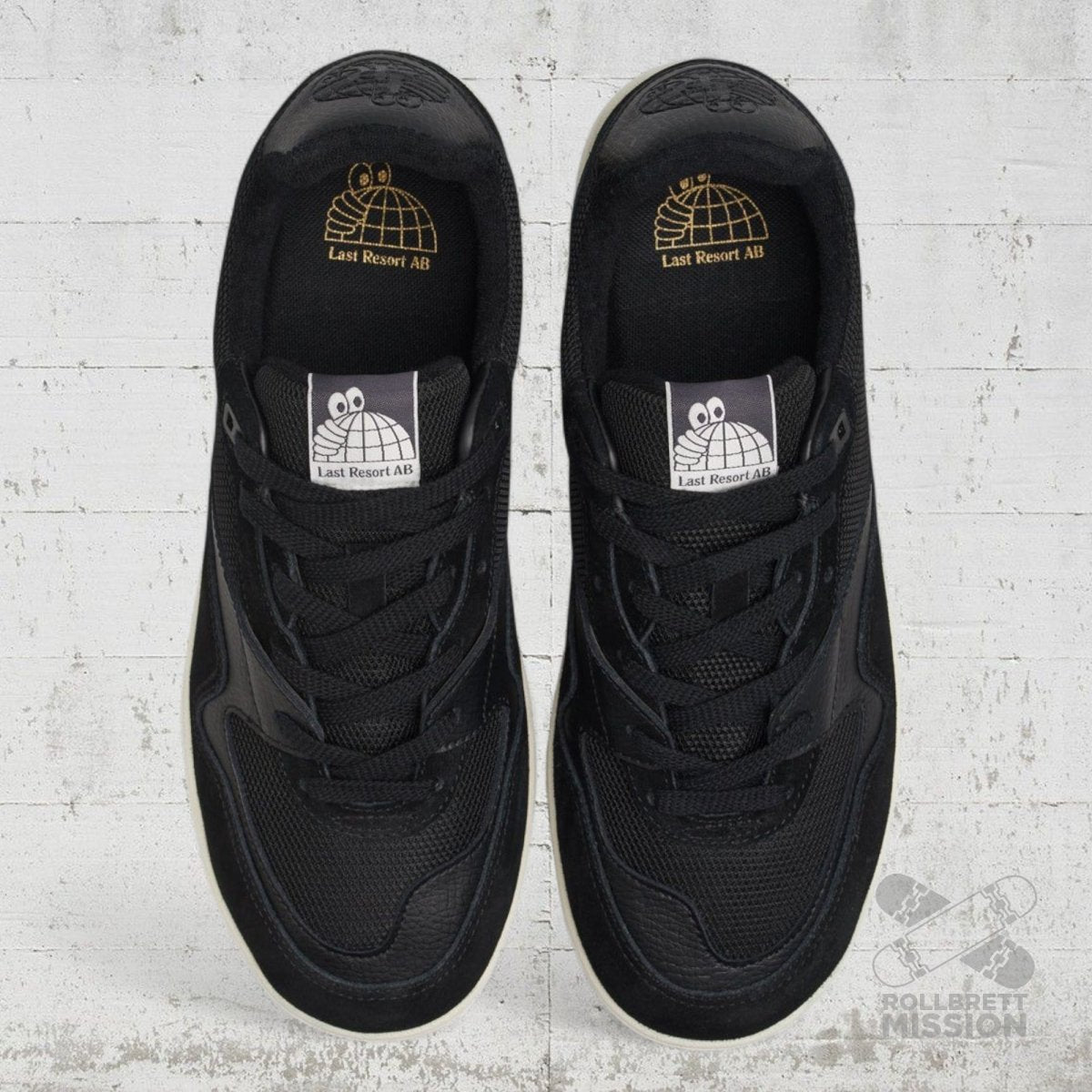 Last Resort AB CM002 Lo black - white Skateshoe - Skateboard - Schuhe - Rollbrett Mission