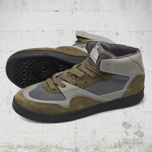 Last Resort AB CM002 - MID olive - grey black Skateshoe - Skateboard - Schuhe - Rollbrett Mission