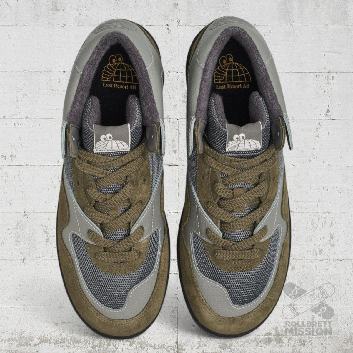 Last Resort AB CM002 - MID olive - grey black Skateshoe - Skateboard - Schuhe - Rollbrett Mission