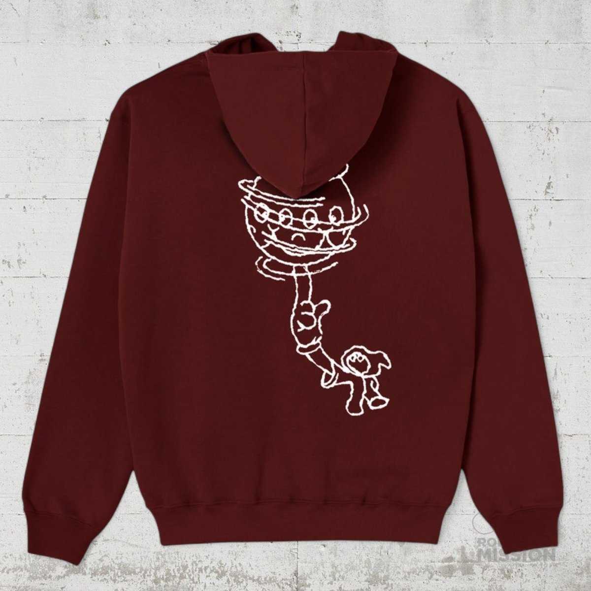 Last Resort AB Hoodie Headspin oxblood red - Shirts & Tops - Rollbrett Mission