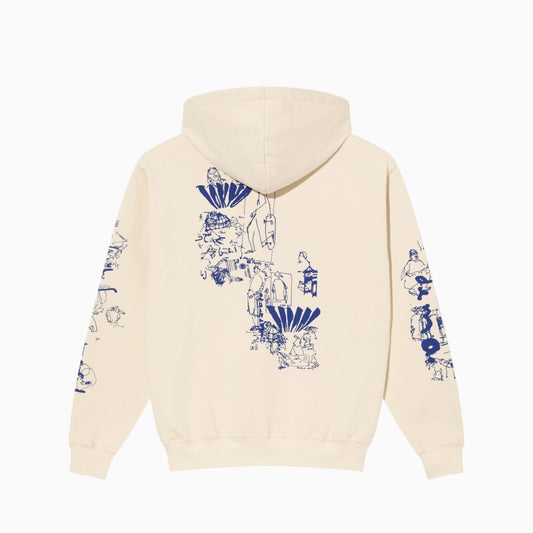Last Resort AB Hoodie Tour natural white - Shirts & Tops - Rollbrett Mission