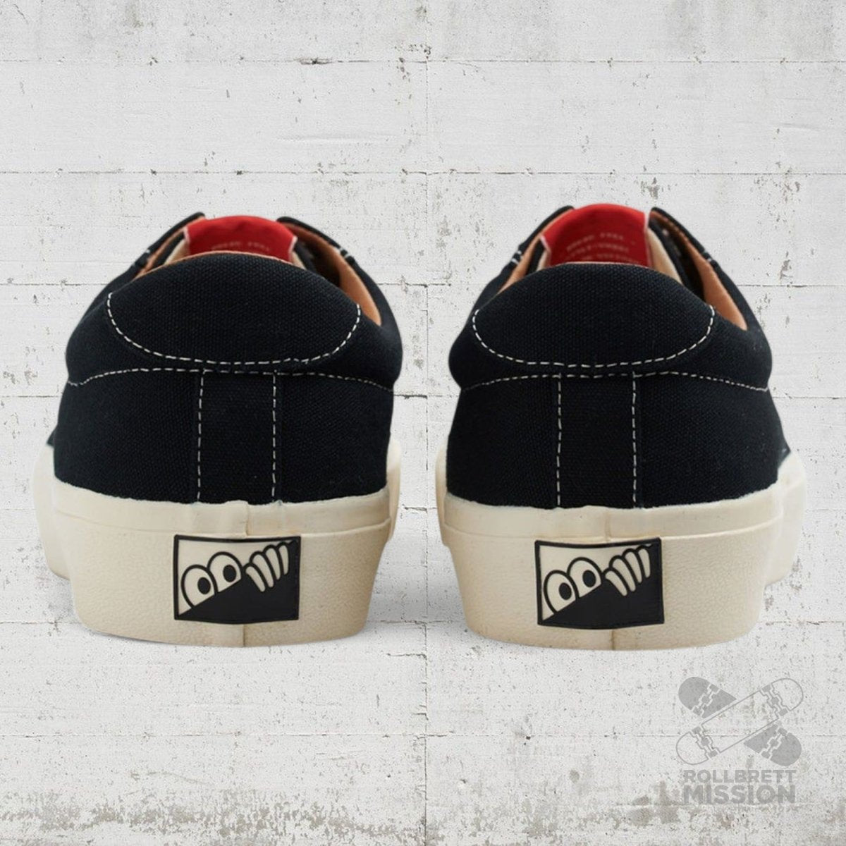 Last Resort AB VM001 Lo Canvas black white Skateshoe - Skateboard - Schuhe - Rollbrett Mission