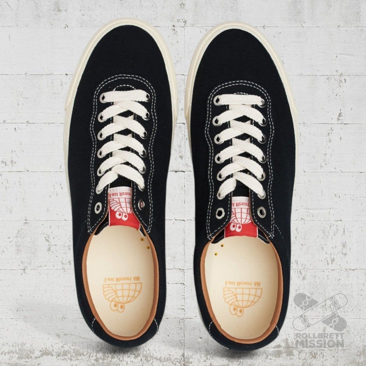 Last Resort AB VM001 Lo Canvas black white Skateshoe - Skateboard - Schuhe - Rollbrett Mission