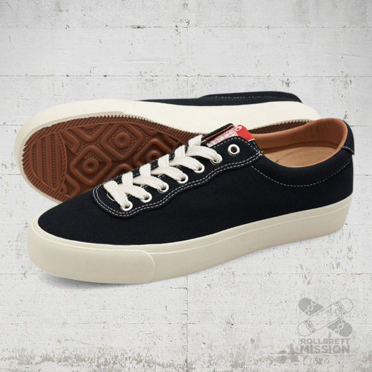 Last Resort AB VM001 Lo Canvas black white Skateshoe - Skateboard - Schuhe - Rollbrett Mission
