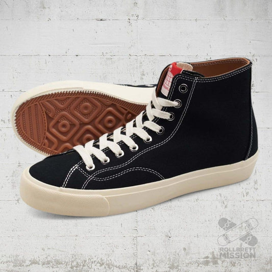 Last Resort AB VM003 Hi Canvas black white Skateshoe - Skateboard - Schuhe - Rollbrett Mission