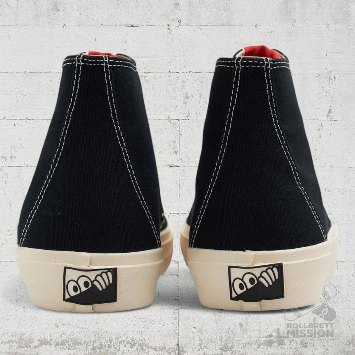 Last Resort AB VM003 Hi Canvas black white Skateshoe - Skateboard - Schuhe - Rollbrett Mission
