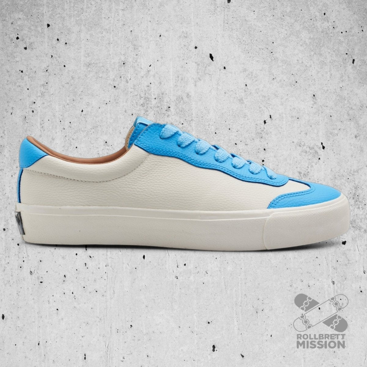 Last Resort AB VM004 Milic Leather light blue white Skateshoe - Skateboard - Schuhe - Rollbrett Mission