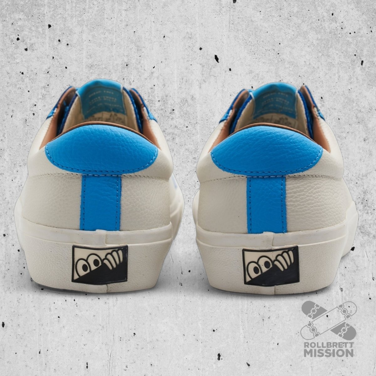 Last Resort AB VM004 Milic Leather light blue white Skateshoe - Skateboard - Schuhe - Rollbrett Mission