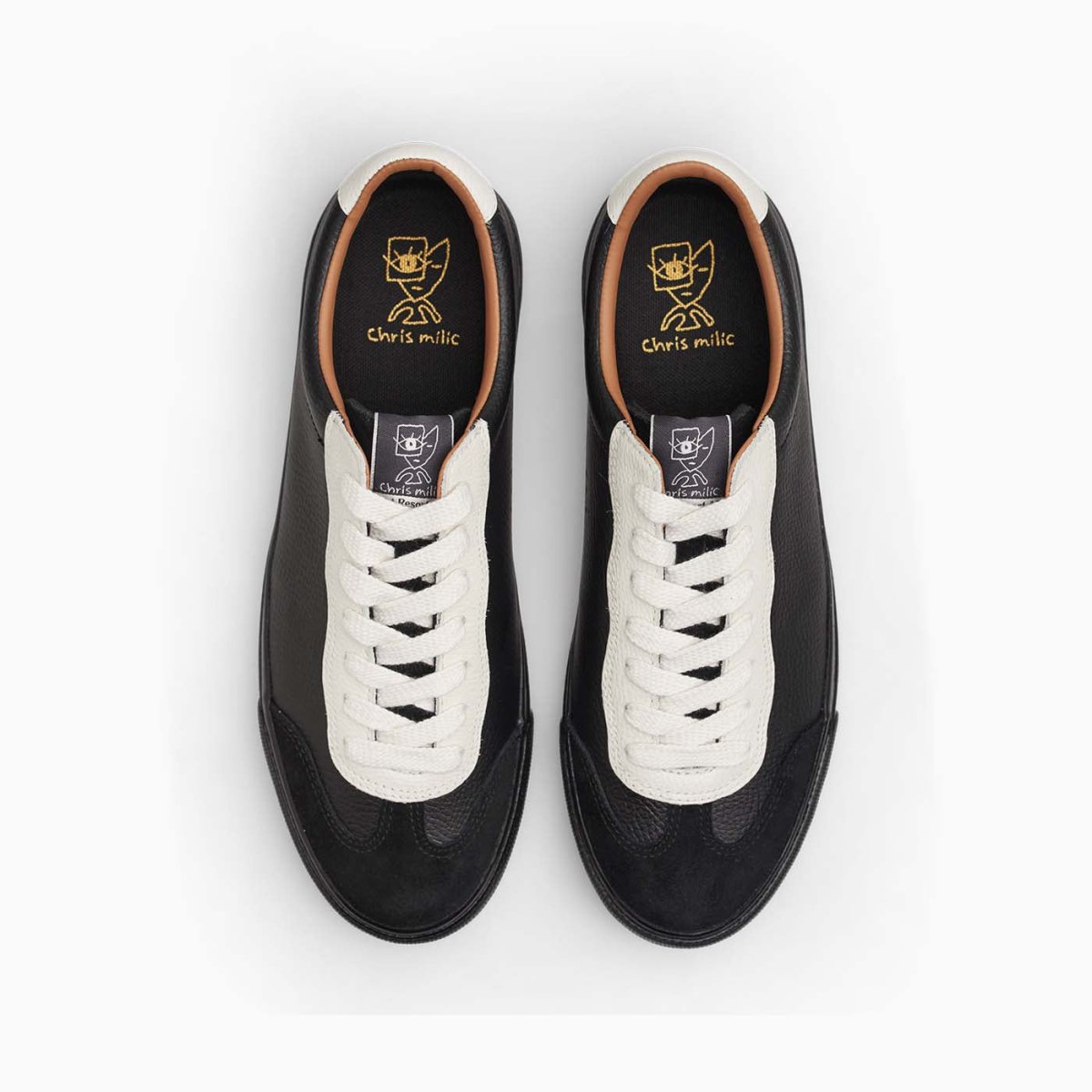 Last Resort AB VM004 Milic Suede / Leather Tuxedo black Skateshoe - Skateboard - Schuhe - Rollbrett Mission