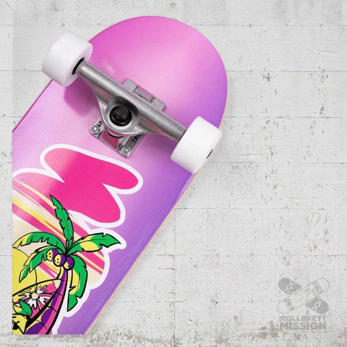 Little Lemon Loomi Kids Korkgrip Light Cruiser Skateboard 7.75 x 25.25 Aloha - Skateboards - Rollbrett Mission