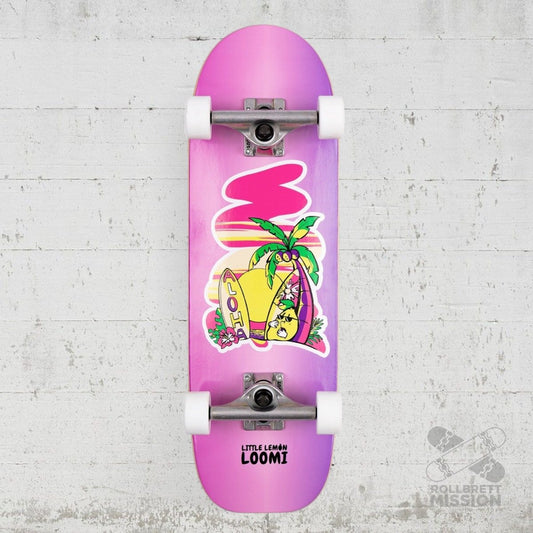 Little Lemon Loomi Kids Korkgrip Light Cruiser Skateboard 7.75 x 25.25 Aloha - Skateboards - Rollbrett Mission