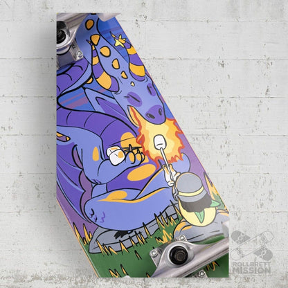 Little Lemon Loomi Kids Korkgrip Light Cruiser Skateboard 7.75 x 25.25 Dragon - Skateboards - Rollbrett Mission