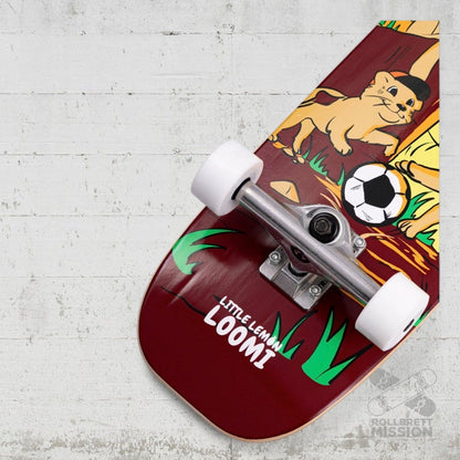 Little Lemon Loomi Kids Korkgrip Light Cruiser Skateboard 7.75 x 25.25 Lio - Skateboards - Rollbrett Mission