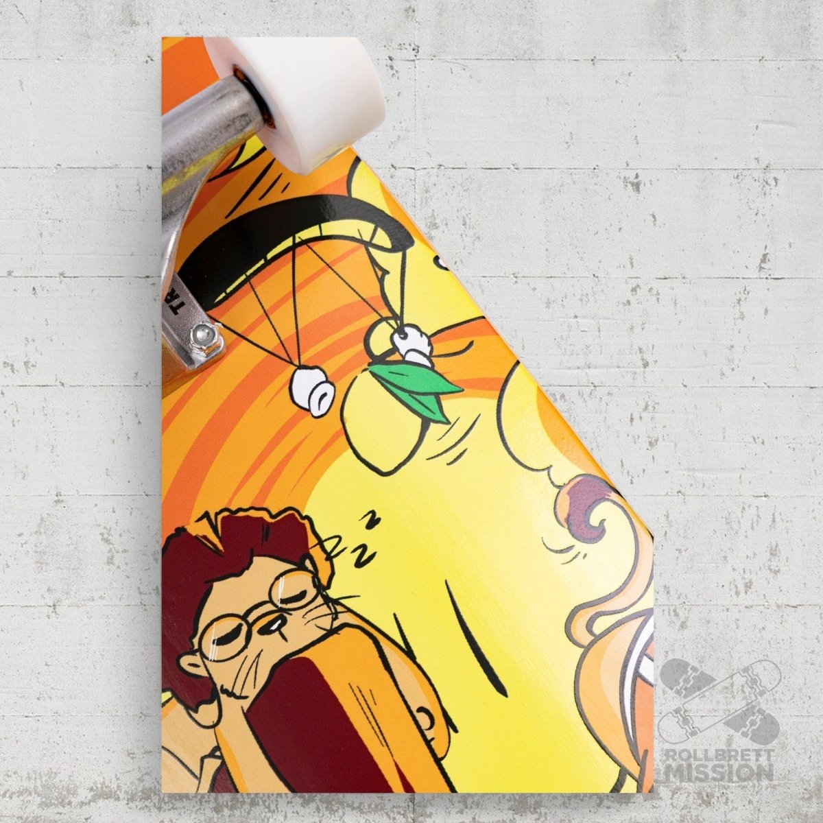 Little Lemon Loomi Kids Korkgrip Light Cruiser Skateboard 7.75 x 25.25 Lio - Skateboards - Rollbrett Mission