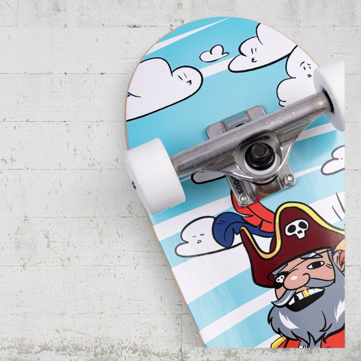 Little Lemon Loomi Kids Korkgrip Light Cruiser Skateboard 7.75 x 25.25 Pirate - Skateboards - Rollbrett Mission